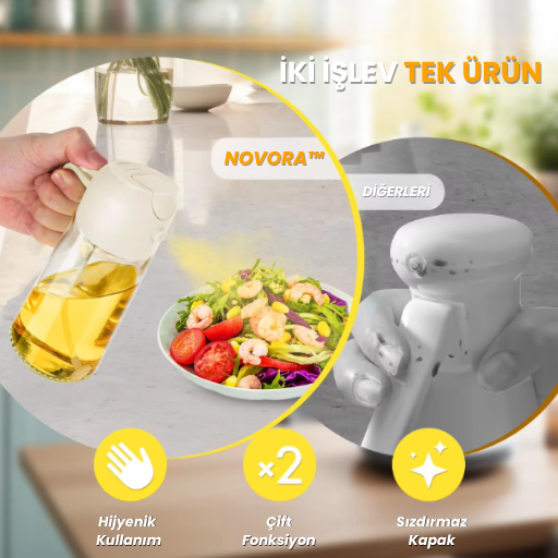 Çift Fonksiyonlu Sprey Yağdanlık